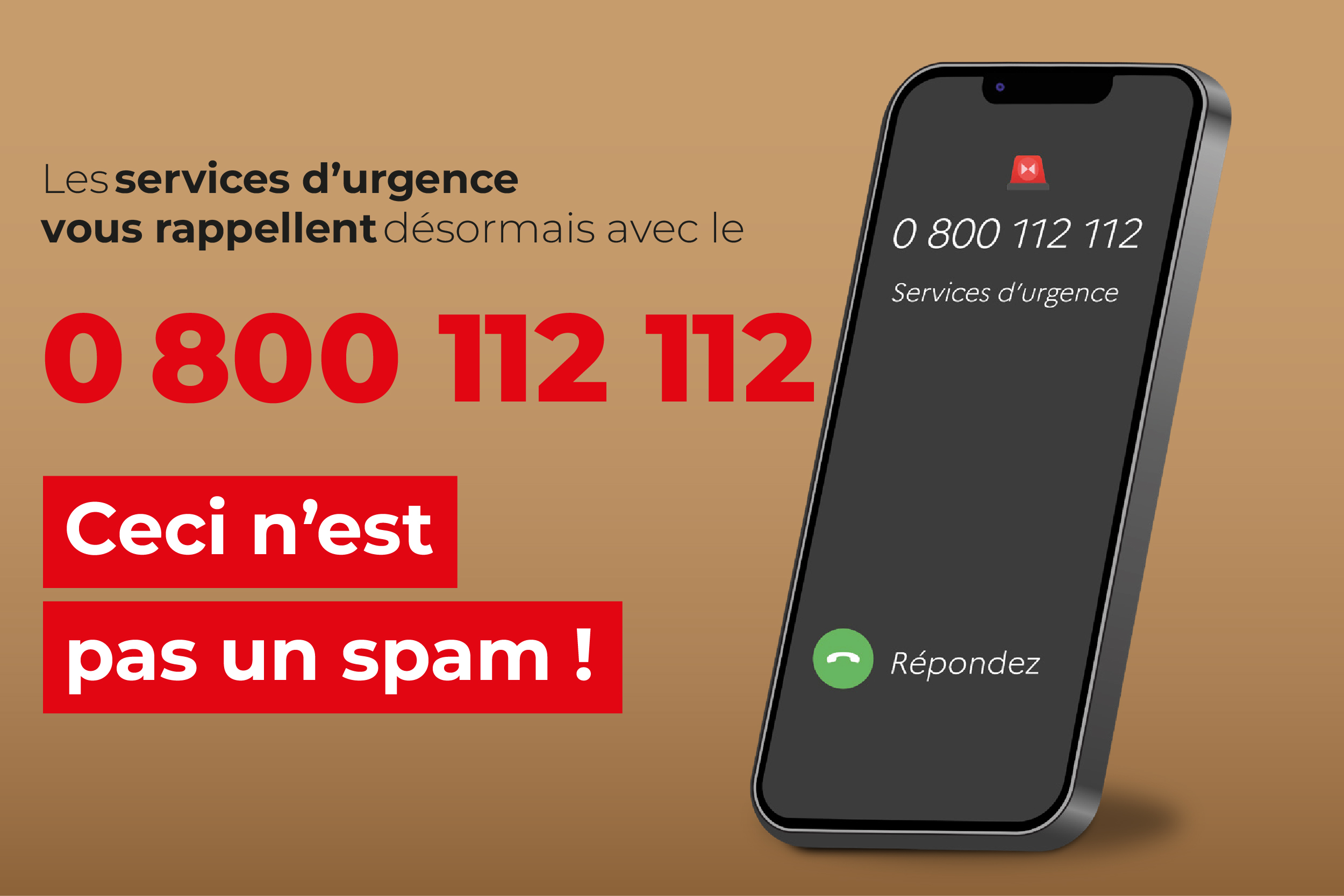 numero de rappel des secours